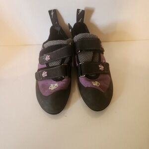 Evolv Elektra Womens Purple Black Rock Climbing Shoes Size 7.5 EcoTrax Rubber